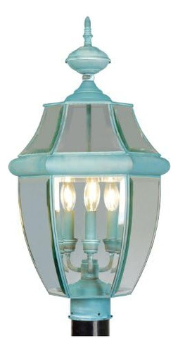 Livex Lighting 2354-06 Poste Al Aire Libre Con Pantallas De