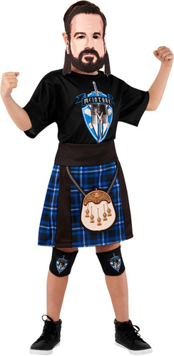 Disfraz De Rubies Childs Wwe Drew Mcintyre, Como Se Muestra,