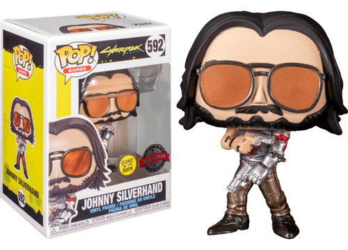 Funko Pop! Johnny Silverhand Cyberpunk 592 Ae Exclusivo