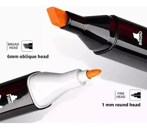 Kit De Marcadores X 80 Doble Punta