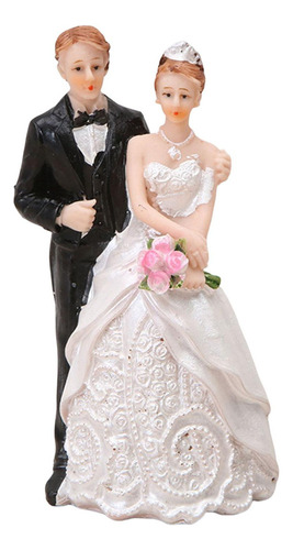 Estatuilla De Pareja De Boda, Escultura Creativa Artesanal 0