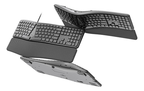 Teclado Ergonómico Bimodal T3,adecuado Para Oficina Y Juegos
