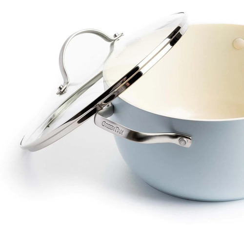 Imagen 5 de 5 de Cacerola 4.7l Greenpan Padova Light Blue Redonda 24 Cm
