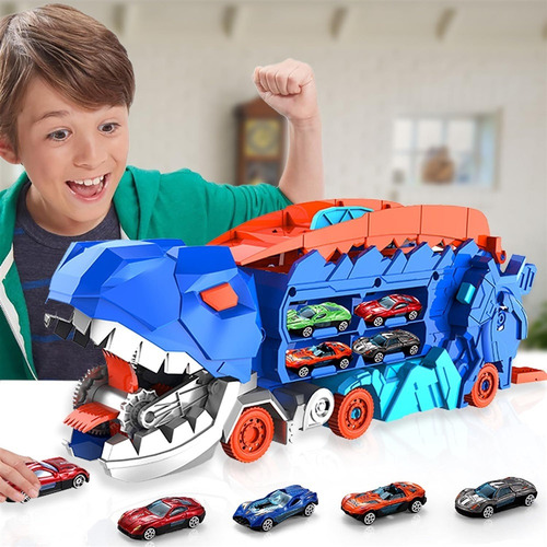 Juguete X City Dinosaur Ultimate Hauler Track Con 8
