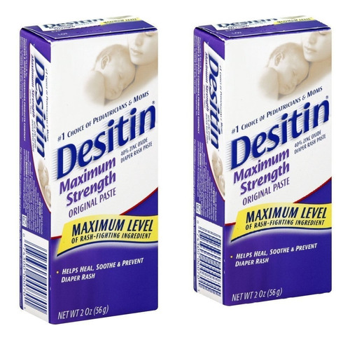 Desitin Pomada Original Para Sarpullido Del Panal, 2 Onzas (