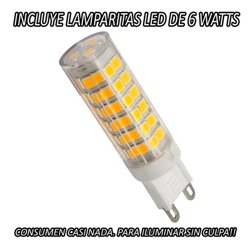 Imagen 2 de 10 de Aplique Difusor Pared Exterior 4 Unidades C/ Led Incluido 6w