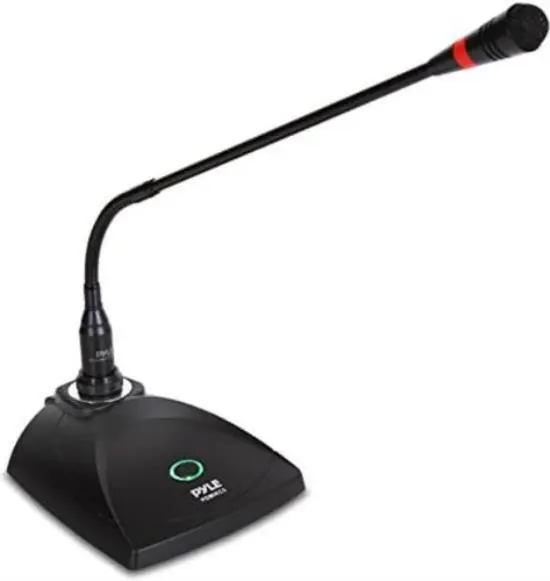 Micrófono Condensador Pyle PDMIKC5 Cuello de Ganso con Cable XLR a Jack 6.3 mm