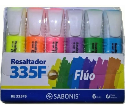 Resaltador Marcatextos Sabonis Re-335fs Colores