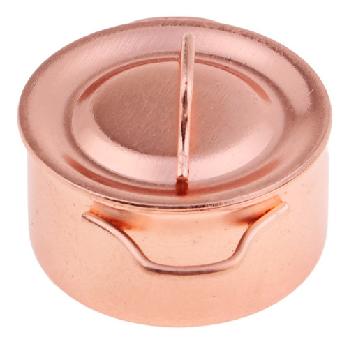 Imagen 10 de 11 de 3x Olla De Sopa De Metal Con Cubierta Para 1/12 Dollhouse