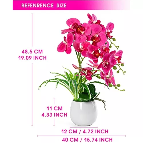 Proveedores de flores de orquídeas artificiales de China, fábrica