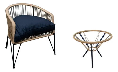 comprar Combo 1 Sillón Gervasoni Con Almohadón 1 Mesita Ratona