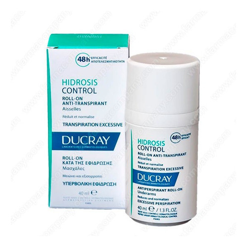 Control Roll On Ducray Transpiración Excesiva 40ml