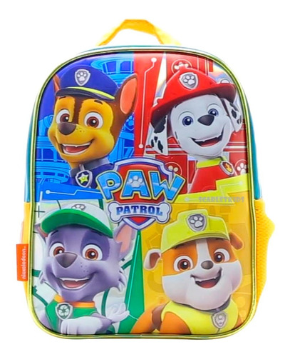 Mochila Espalda Paw Patrol Jardin 12 Pulgadas Original Sk