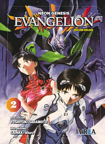 Evangelion Edición Deluxe #2, de Yoshiyuki Sadamoto, Khara & Gainax. Neon Genesis Evangelion - Edicion Deluxe, vol. 2. Editorial Ivrea, tapa blanda en español, 2014