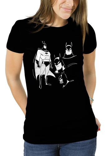 Polera Negra Mujer - Batman Serie Animada