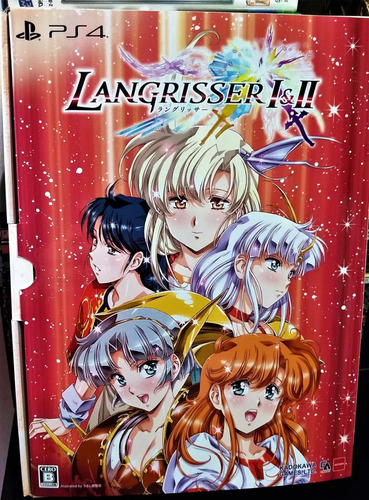 Ps4 Langrisser 1 & 2 Limited Edition Box Japones Rpg Anime
