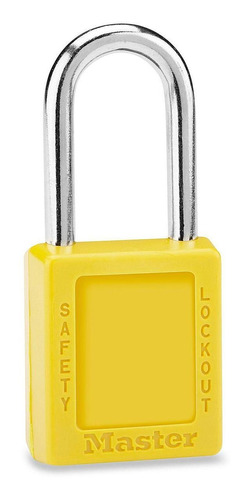 Master Lock Candado - Llaves Diferentes, Amarillo - 2/paq