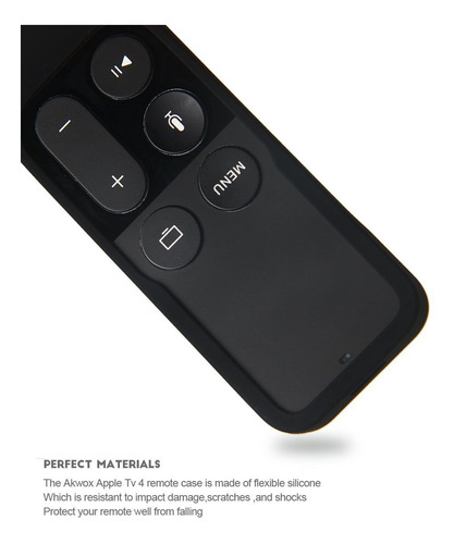 Remoto Caso De Apple Tv 4 ª Generación, Akwox Luz Peso