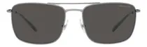 Comprar Gafas de sol Arnette Boulevardier para hombre An3088 741\u002F87, 59 colores, gris oscuro, marco gris, color varilla, lente gris, color gris, diseño cuadrado