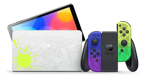 Consola Nintendo Switch Oled Edicion Splatoon 3 64gb Jp