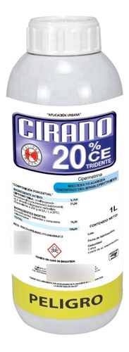 Insecticida Veneno Cirano 20 Cucaracha Araña Alacrán Chinche