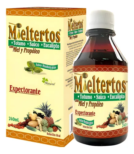 Mieltertos Jarabe Natural 240 Ml Totumo Sauco Eucalipto Con Miel Y ...