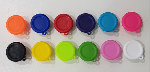 Tapon Tapa Colores Plástico Botella De Vidrio Tomate X 10 Un