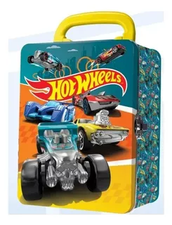 Hot Wheels Porta Autos Lata Metal Car Case Hwcc2 Intek