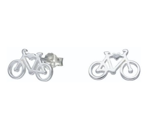 Aro Plata 925 Diseño Bicicleta Corazón + Caja