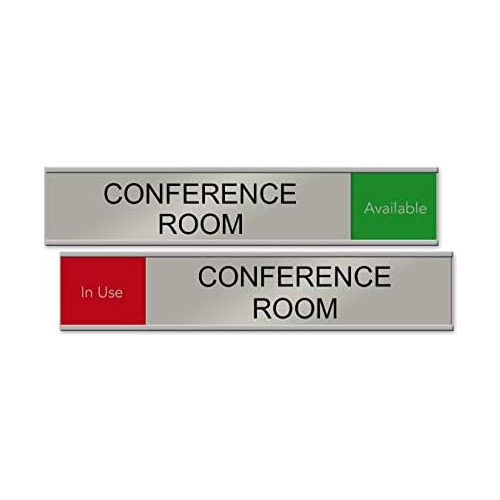 Cartel Deslizante De Sala De Conferencias De 12 X 3 , ...