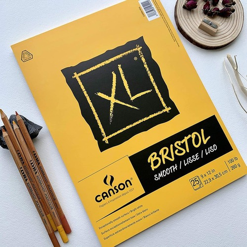 Canson XL Bristol 25 hojas lisas 1 materias unidad x 1 30.5cm x 23cm bristol