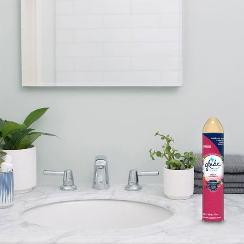 Aromatizante En Aerosol Glade 4 Pzas De 400 Ml Varios Aromas