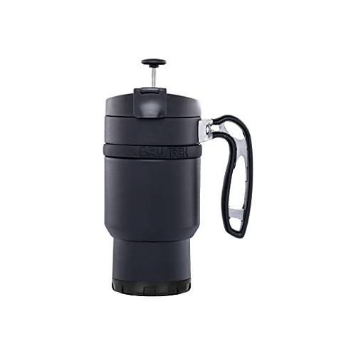 Double Shot 3.0 Travel Coffee French Press, 16 Fl.oz In...