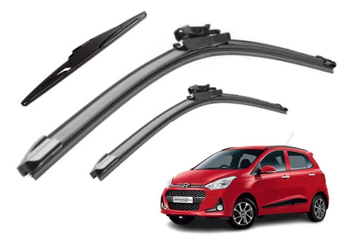 Kit 3 Limpiaparabrisas Para Hyundai Grand I10 2018 2019