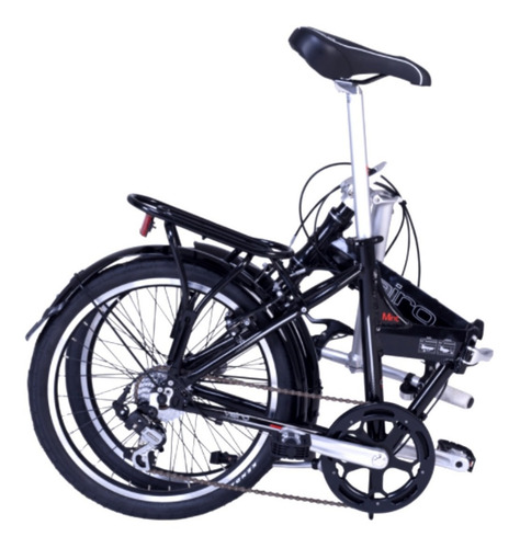 Imagen 2 de 7 de Bicicleta Plegable Vairo Mint Folding R20 7v Cambio Shimano