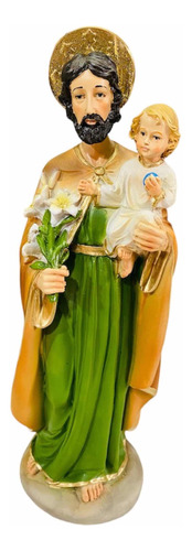San José Con Niño Jesús Resina 29cm Religiosos Regina
