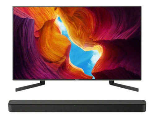 Sony Xbr 49x950h Paquete De Tv Inteligente Android 4k Ult...