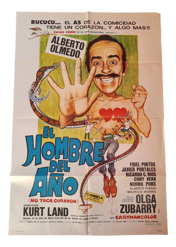 Afiche Cine Argentino El Hombre Del Año Alberto Olmedo *