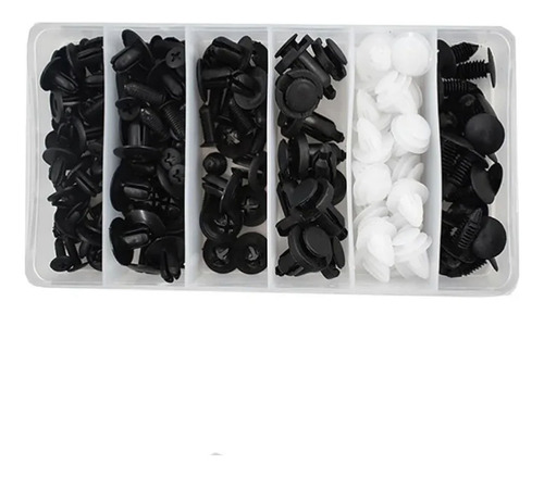 Kit 100 Presilha Grampo Parabarro Parachoque Universal Carro