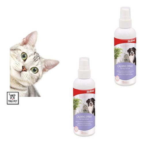  Calming Spray-calmante Natural Para Gatos Y Perros Bioline