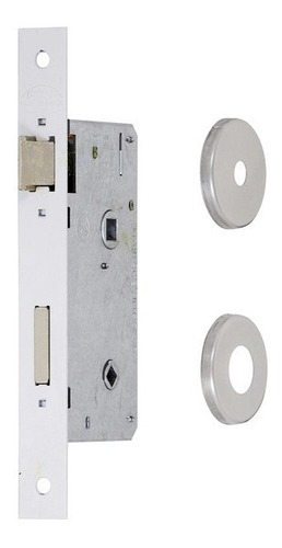 Fechadura Para Porta De Banheiro 40mm Comum Com Roseta