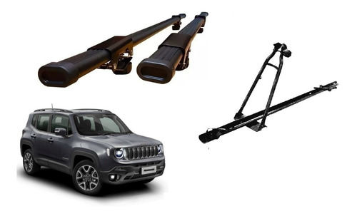 Barras Porta Equipaje Jeep Renegade + Porta Bicicleta Techo