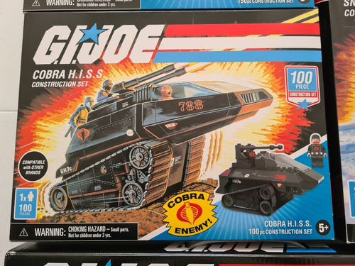Gi Joe Construction Set: Paquete De 9 Sets De Vehiculos (Usado)