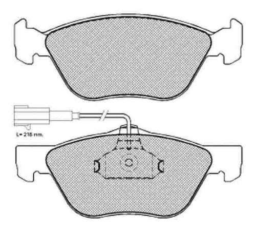 Pastilla De Freno Alfa Romeo 147 1.6 - 1.9 - 2.0 Jtd 16v 01/