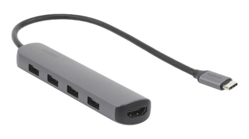 Hub Usb C 5 En 1 Hdmi 4k Para Macbook Ipadpro Laptop Celular