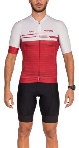 Camisa De Ciclismo Woom Supreme Alpes Masculina - 2023