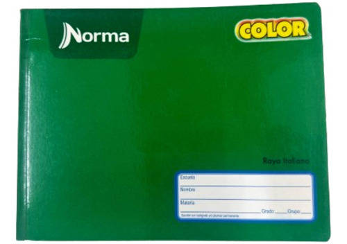 Pack 6 Cuaderno Italiano Norma Color 360 Raya