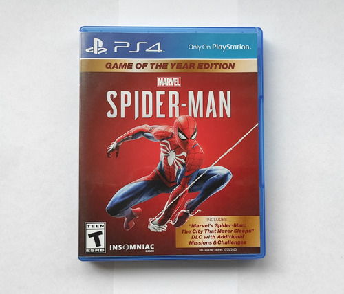 Ps4 Marvel Spiderman: Goty Edition Playstation 4