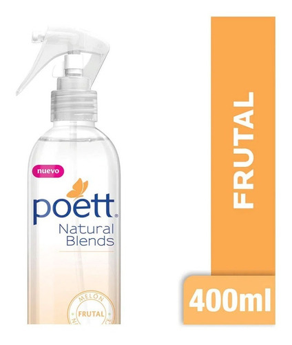 Imagen 1 de 5 de Poett Desodorante De Ambiente Natural Blends Frutal 400 Ml