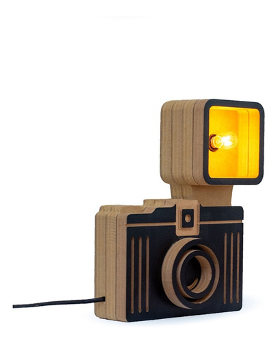 Imagen 4 de 5 de Lampara Camara Retro Decorativa Nordica Escandinava Interrup